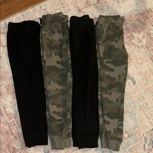Cat & Jack Black and Camo Kids Joggers
